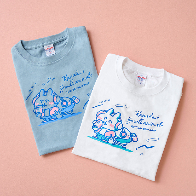 カナヘイの小動物　ゆるっとストア ゆるっとほっこりフェア　twilightbluehour　Tシャツ