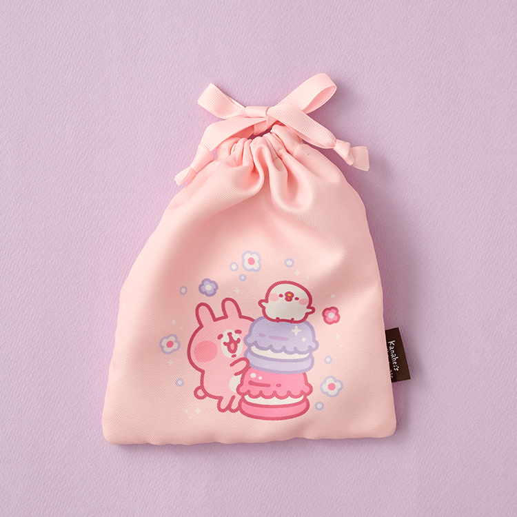 カナヘイの小動物 ゆるっとストア ゆるっとマカロン 巾着袋