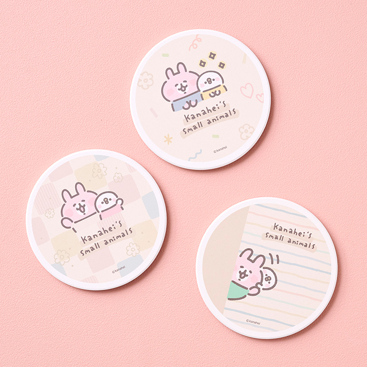 カナヘイの小動物　ゆるっとストア ゆるっとほっこりフェア　ソフトに伝わるスタンプ日和　吸水コースター