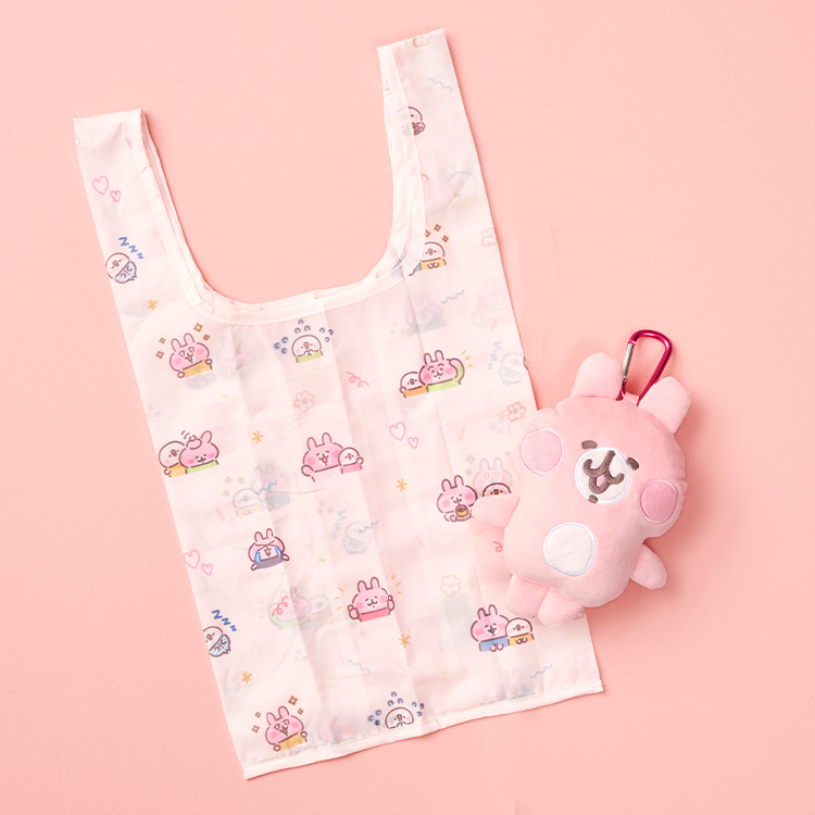 カナヘイの小動物　ゆるっとストア ゆるっとほっこりフェア　ソフトに伝わるスタンプ日和　ぬいぐるみエコバッグ