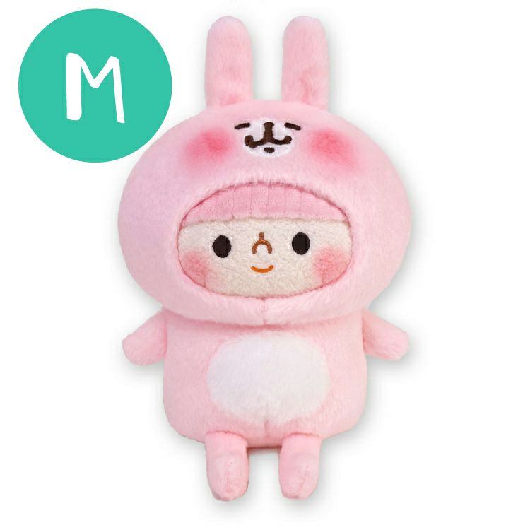 カナヘイの小動物 ぬいぐるみ ピスケの着ぐるみを着た子 M ｓ3734 カナヘイ展 カナヘイの小動物 ゆるっとストア