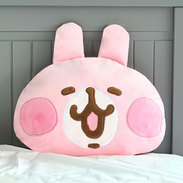 カナヘイの小動物】ピスケ＆うさぎ リバーシブルクッション【ゆるっと 