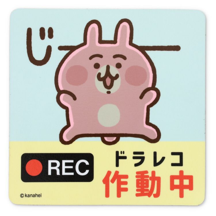 カナヘイの小動物】マグネットカーサイン（ドライブレコーダー2）L
